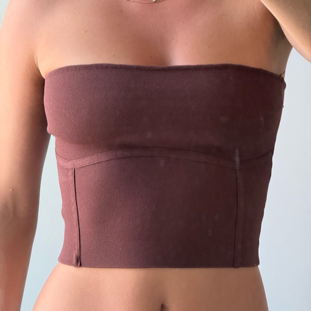 Brown Tube Top